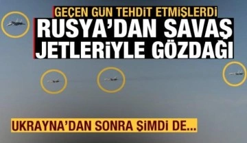 Rusya, tehdit ettiği İsveç'e savaş uçaklarıyla gözdağı verdi