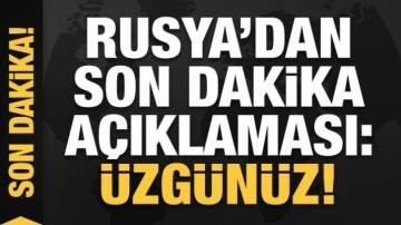 Rusya'dan tahıl koridoru açıklaması: Üzgünüz!