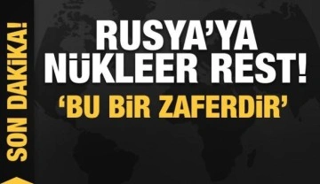 Rusya'ya nükleer rest! Bu bir zaferdir