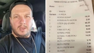 Şahan Gökbakar, Meclis lokantasına ait adisyonu paylaştı: Bu gerçek mi?