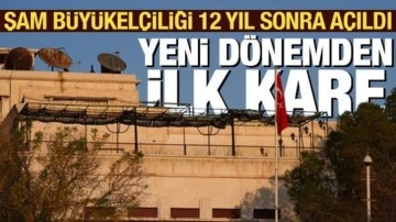 Şam'da tarihi gün! 12 yıl sonra bir ilk: Türk bayrağı çekildi