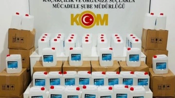 Samsun'da 640 litre etil alkol ele geçirildi