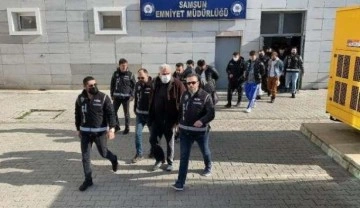 Samsun merkezli suç örgütü operasyonunda 15 şüpheli daha adliyede