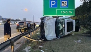 Sancaktepe'deki trafik kazasında 2 kişi yaralandı