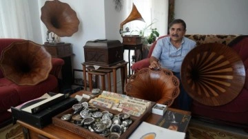Satın aldığı gramofon bozuk çıktı: Türkiye'nin en eşsiz koleksiyonunun sahibi oldu