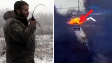 Savaş gittikçe şiddetleniyor! Ukrayna ordusu, Rus zırhlı araçlarını böyle vurdu