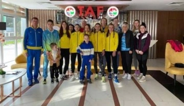 Savaştan kaçan Ukraynalı milli atletler, İzmir'de kampta