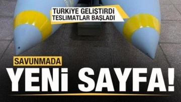 Savunmada yeni sayfa! Türkiye geliştirdi! Teslimatlar başladı