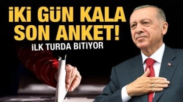 Seçime iki gün kala son anket: İlk turda bitiyor