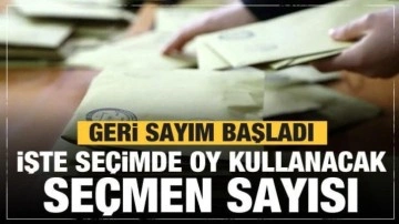 Seçmen sayısı açıklandı! İşte seçimde oy kullanacak kişi sayısı