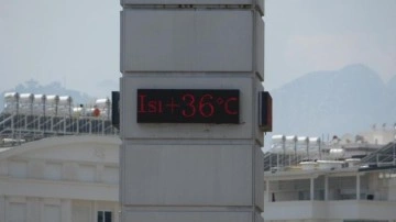 Şehir kavruldu, termometreler 36 derecede ama...