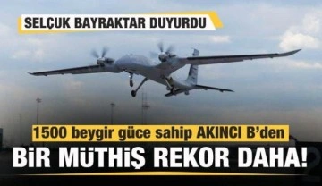 Selçuk Bayraktar'dan son dakika AKINCI duyurusu! Yeni rekor...