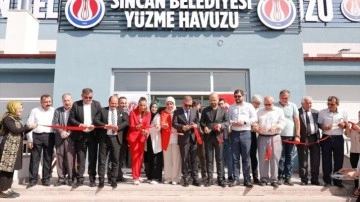 Sincan Belediyesi Çimşit Yüzme Havuzu hizmete alındı