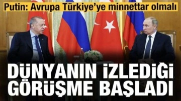 Soçi'de Erdoğan-Putin görüşmesi başladı