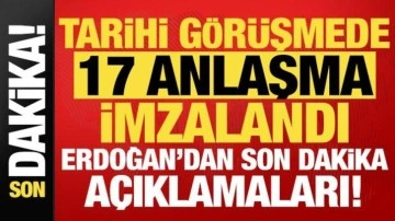 Son dakika: 17 anlaşma imzalandı! Erdoğan ile Sisi'den son dakika açıklamaları...