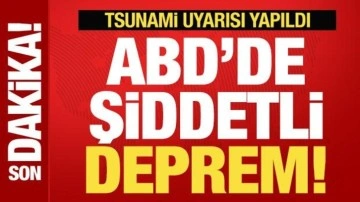 Son dakika: ABD'de 7 büyüklüğünde şiddetli deprem! Tsunami uyarısı yapıldı