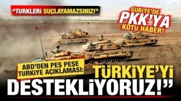 Son dakika: ABD'den Türkiye açıklaması! PKK'ya kötü haber: Türkiye'yi destekliyoruz!