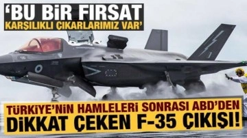 Son dakika: ABD'den Türkiye ile ilgili dikkat çeken 'F-35'  açıklaması: Bu bir fırsat