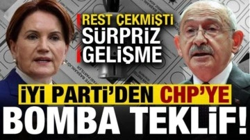 Son dakika: Akşener rest çekmişti, İYİ Parti'den CHP'ye bomba teklif geldi...