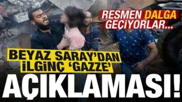 Son dakika: Beyaz Saray'dan ilginç 'Gazze' açıklaması! Resmen dalga geçiyorlar...