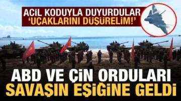 Son dakika... Çin-Tayvan hattında gerilim had safhada: "Uçaklarını düşürelim"