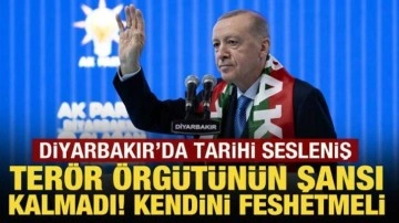 Son Dakika: Cumhurbaşkanı Erdoğan: Terör örgütü kendini feshetmeli!