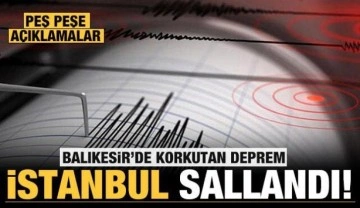 Son dakika deprem haberi: Balıkesir'de 4.7 büyüklüğünde deprem: İstanbul'da da hissedildi!