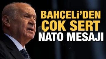 Son Dakika... Devlet Bahçeli: NATO ile doğmadık, NATO'suz da ölmeyiz!