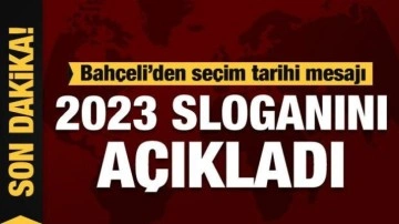 Son dakika! Devlet Bahçeli'den cumhurbaşkanlığı seçimine yönelik açıklama