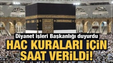 Son Dakika... Diyanet İşleri Başkanlığı duyurdu: Hac kuraları için saat verildi!