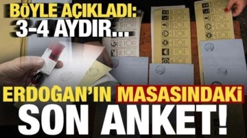 Son dakika: Erdoğan'ın masasındaki son anketler ne diyor? Mustafa Şen duyurdu: 3-4 aydır..