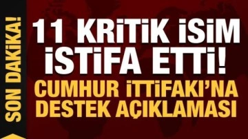 Son Dakika: Gelecek Partisi'nde 11 kritik isim istifa etti!