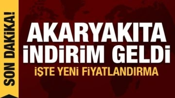 Son dakika haberi: Akaryakıta indirim geldi