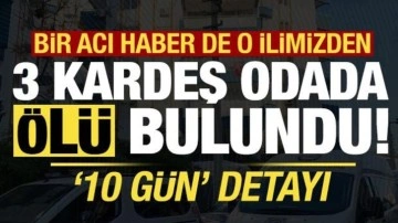 Son dakika haberi: Antalya'da korkunç olay: 3 kardeş odada ölü bulundu!