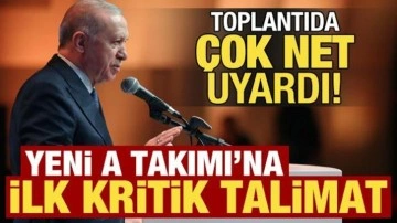 Son dakika haberi: Başkan Erdoğan'dan yeni A takımına ilk kritik talimat!