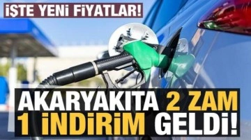 Son dakika haberi: Bu gece yarısından itibaren akaryakıta 2 zam 1 indirim geldi!