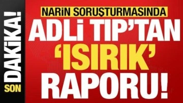 Son dakika haberi: Narin soruşturmasında Adli Tıptan 'ısırık' raporu!