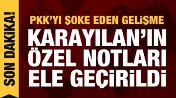 Son dakika haberi: Terörist Karayılan'ın yazdığı dokümanlar ele geçirildi