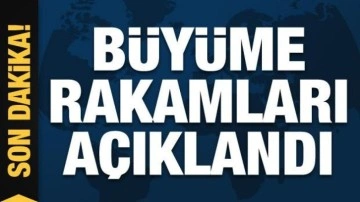 Son dakika haberi: Türkiye'nin üçüncü çeyrek büyüme rakamları açıklandı