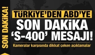 Son dakika: İbrahim Kalın'dan ABD'ye dikkat çeken S-400 mesajı!