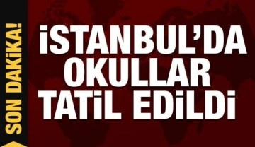 Son Dakika: İstanbul'da okullar tatil edildi