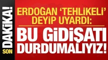 Son dakika: Kabine Toplantısı sona erdi, Erdoğan 'tehlikeli' deyip uyardı: Durdurmalıyız!