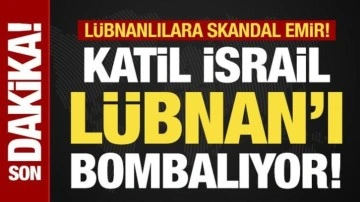 Son dakika: Katil İsrail Lübnan'ı bombalıyor! Lübnanlılara skandal talimat