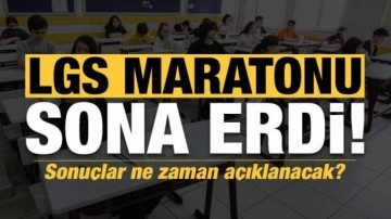 Son dakika: LGS kapsamındaki merkezi sınav sona erdi! Sonuçlar ne zaman açıklanacak?