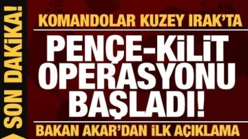 Son dakika: MSB: Pençe-Kilit Operasyonu başladı