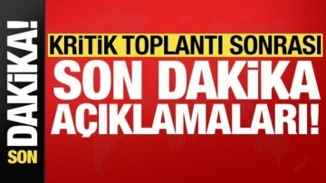 Son dakika: Ömer Çelik'ten MKYK sonrası önemli açıklamalar!