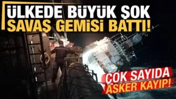 Son dakika... Tayland'da büyük şok: Savaş gemisi battı, onlarca asker aranıyor!