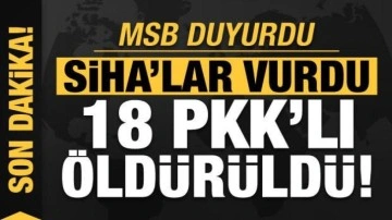 Son dakika: Terör örgütü PKK'ya ağır darbe: 18 terörist daha etkisiz hale getirildi!