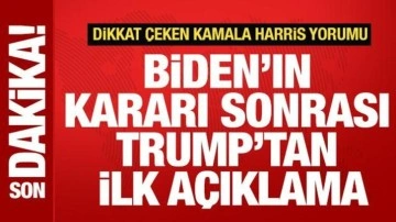 Son dakika: Trump'tan, Biden'ın çekilme kararı sonrası ilk açıklama