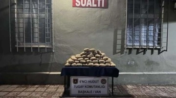 Son dakika... Van sınırında 112 kilo toz esrar ele geçirildi